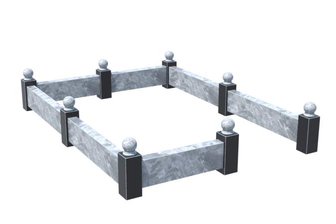 Цоколи на могилу в Магнитогорске | Цоколь на могилу №0031