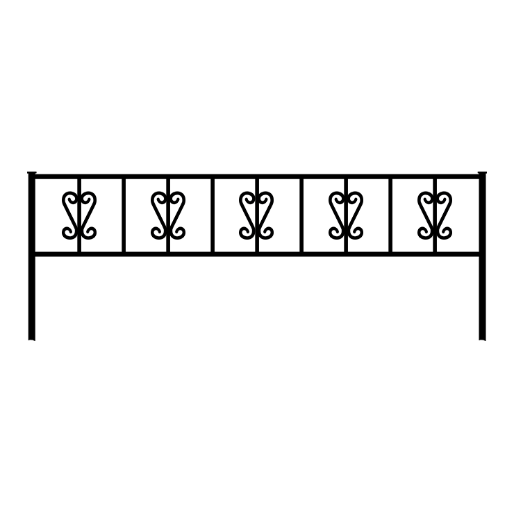 Металлические оградки, столы, скамейки в Магнитогорске | Оградка №8