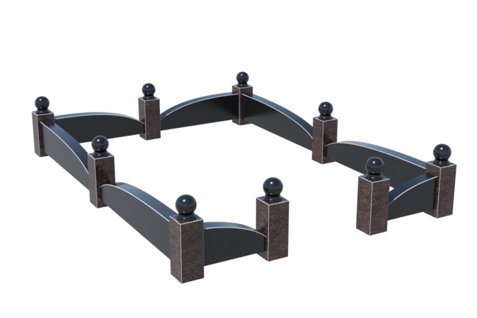 Цоколи на могилу в Магнитогорске | Цоколь на могилу №0044