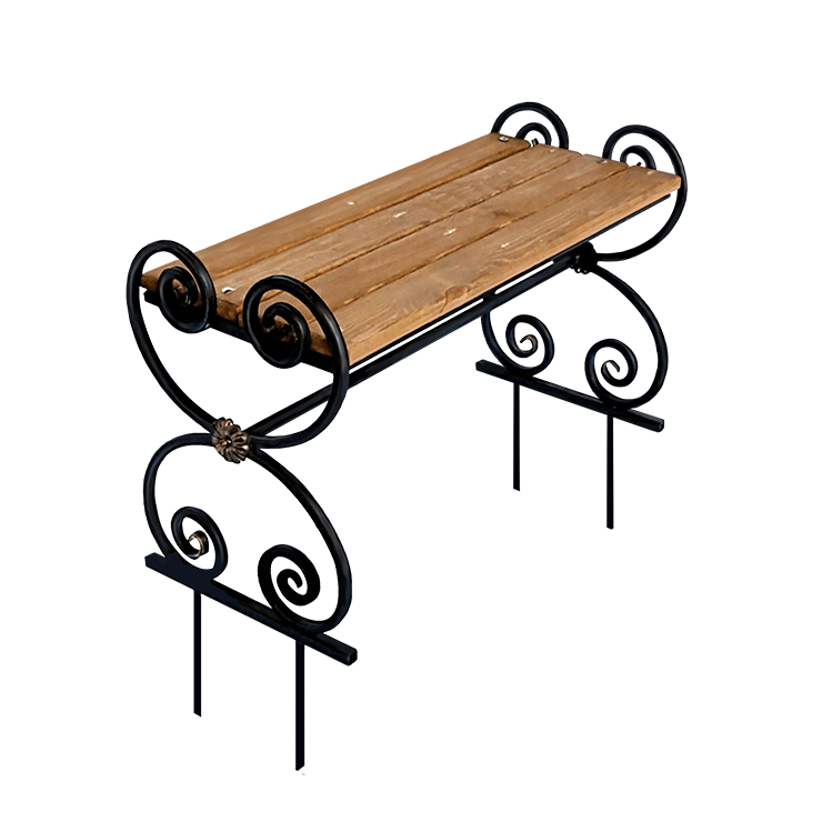 Кованые изделия в Магнитогорске | Кованая скамейка СТ.001