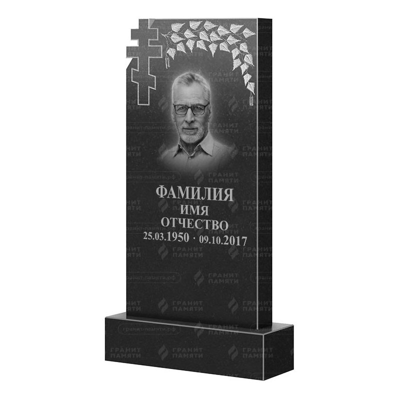 Памятники из гранита с деревом в Магнитогорске | Гранитный памятник ФГ-202