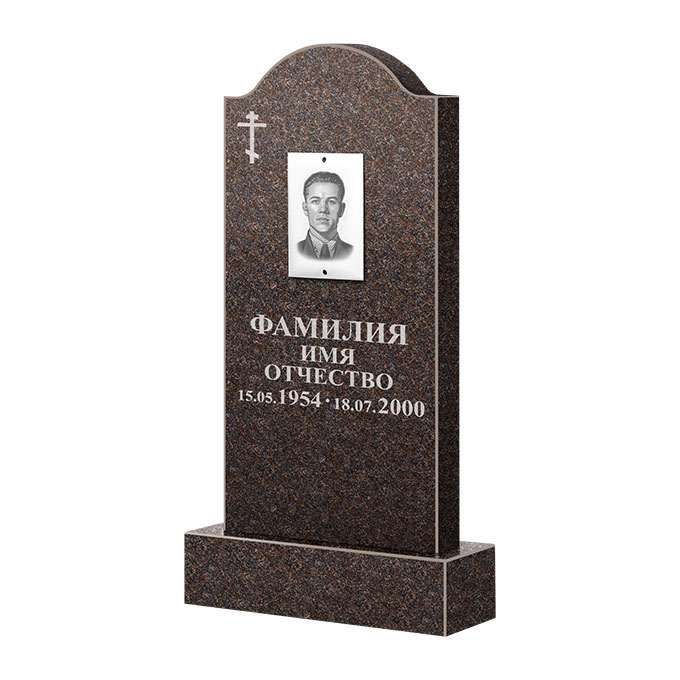 Памятники из цветного гранита в Магнитогорске | Памятник из гранита Карел Brown ФГЦ-012