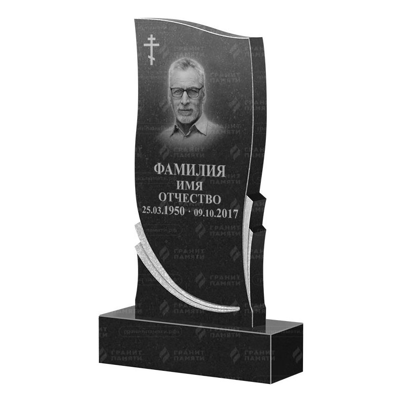 Памятники из гранита вертикальные в Магнитогорске | Гранитный памятник ФГ-044