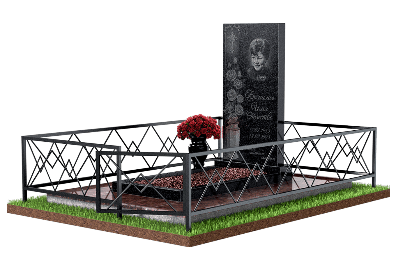 Благоустройство захоронения в Магнитогорске