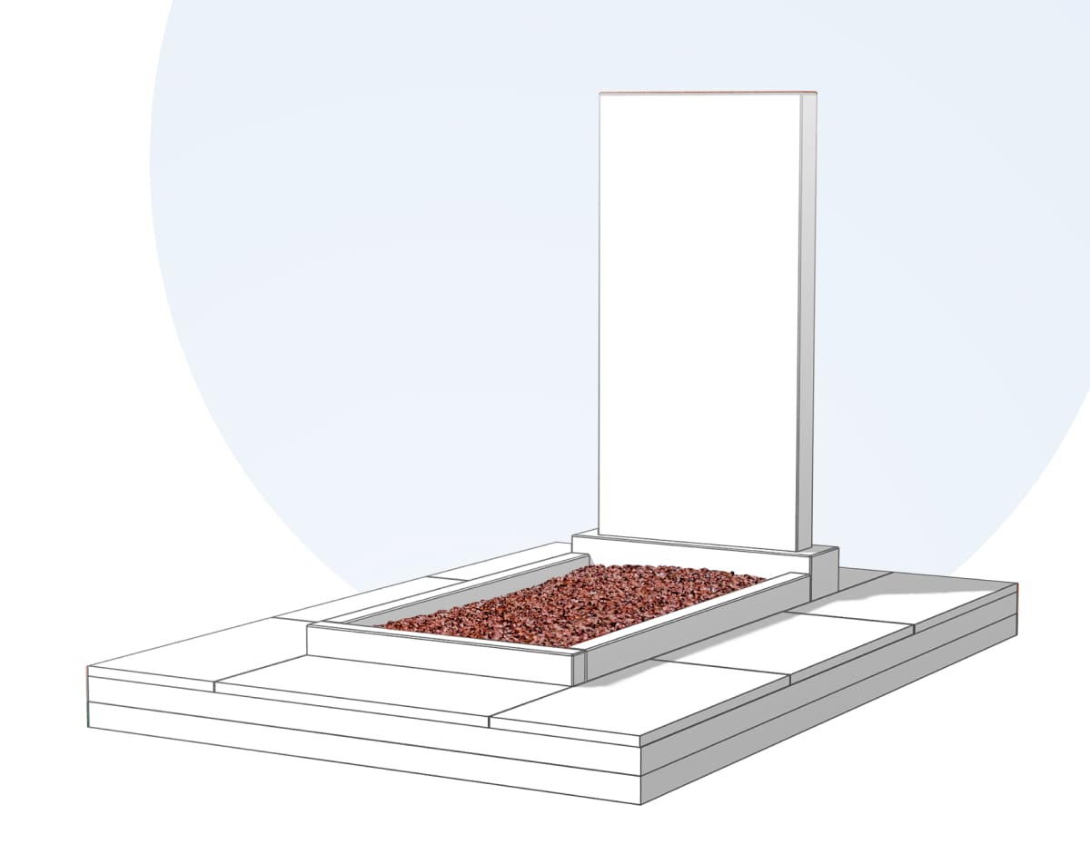 Засыпка цветника камушками в Магнитогорске