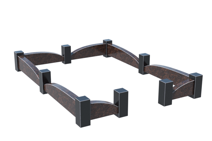 Цоколи на могилу в Магнитогорске | Цоколь на могилу №0042