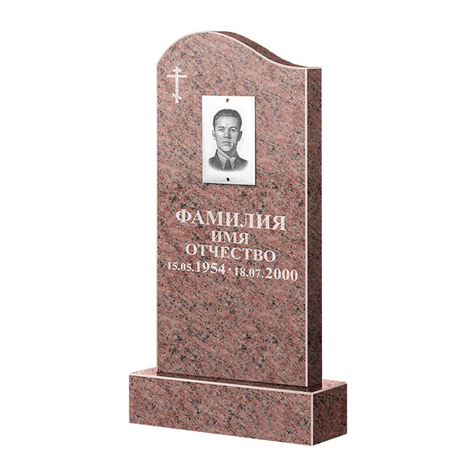 Памятники из цветного гранита в Магнитогорске | Памятник из гранита Розалия Pink ФГЦ-030