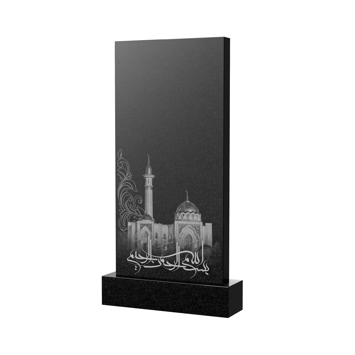 Художественное оформление памятника в Магнитогорске | Художественное оформление на гранитную стелу, рисунок ВХО-046