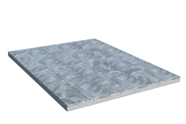 Площадки на могилу в Магнитогорске | Площадка с мраморной облицовкой