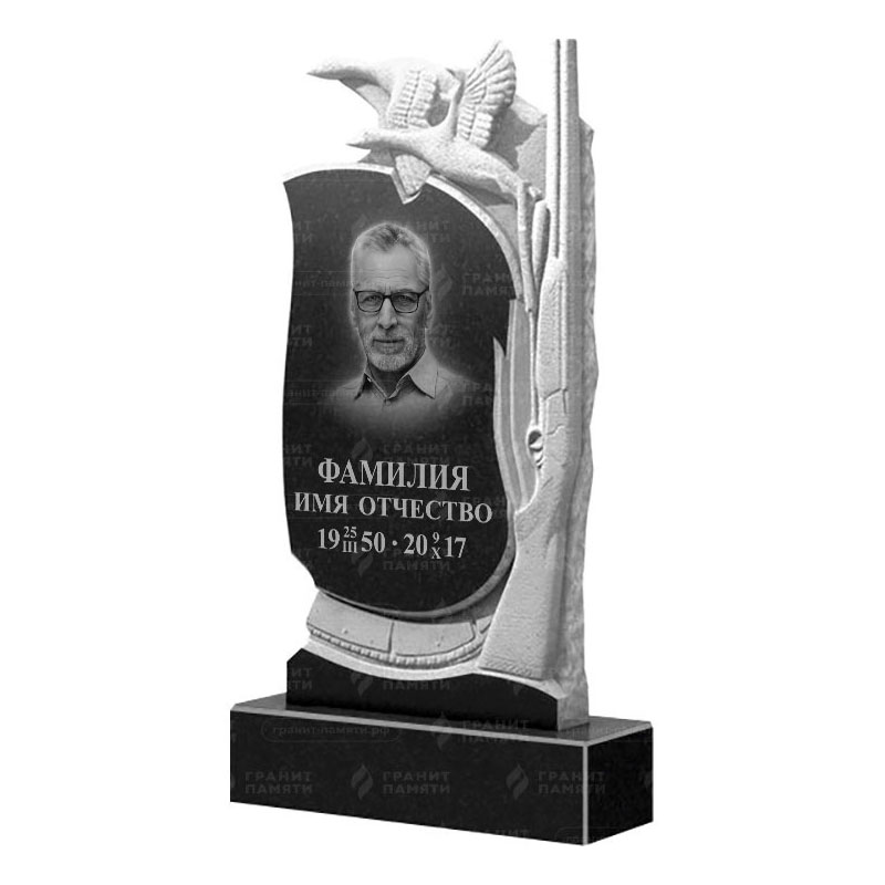Памятники из гранита резные в Магнитогорске | Гранитный памятник ФГ-122
