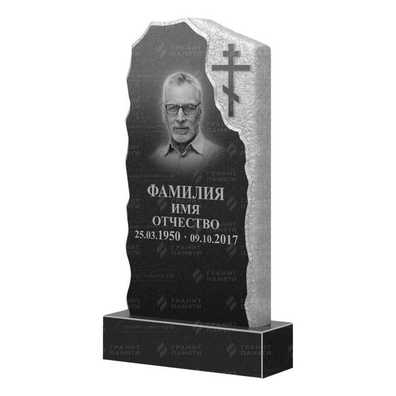 Памятники из гранита с обколом, скалы в Магнитогорске | Гранитный памятник ФГ-231