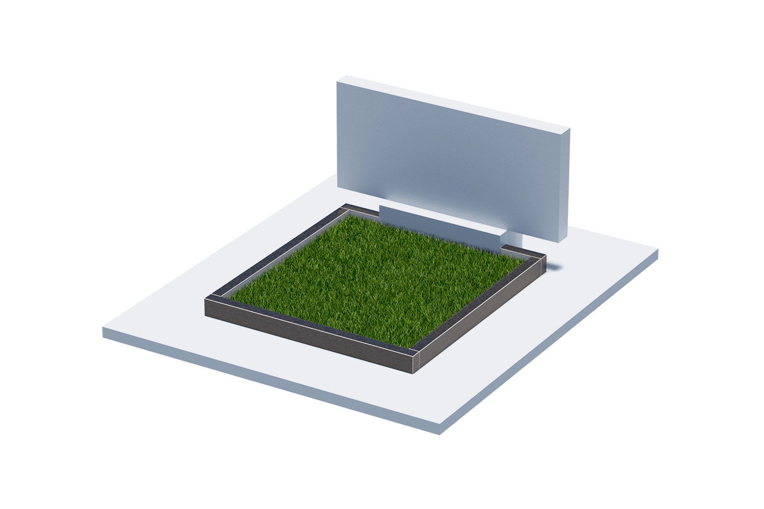 Цветники и надгробные плиты в Магнитогорске | Цветник Общий