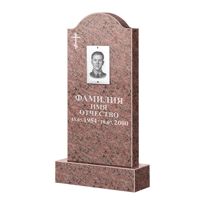 Памятники из цветного гранита в Магнитогорске | Памятник из гранита Розалия Pink ФГЦ-012