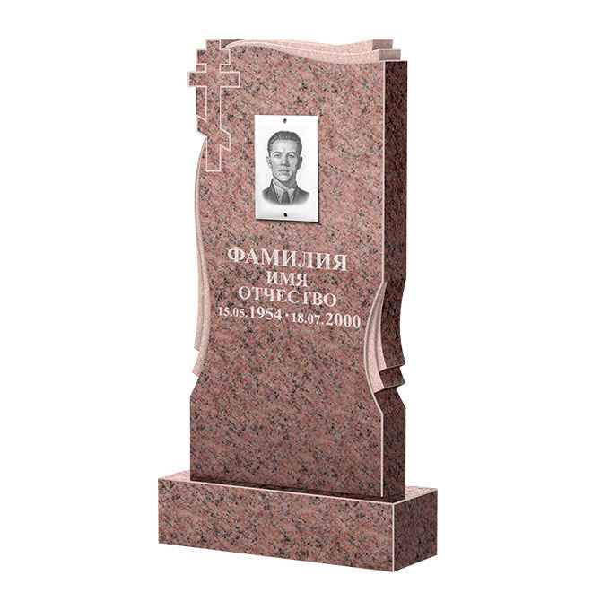 Гранитные памятники в Магнитогорске | Памятник из гранита Розалия Pink ФГЦ-185