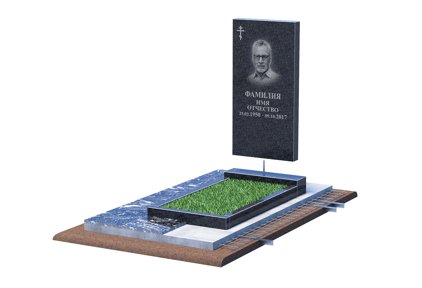 Установка памятника в Магнитогорске