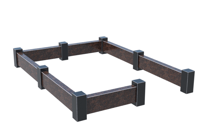 Цоколи на могилу в Магнитогорске | Цоколь на могилу №0033