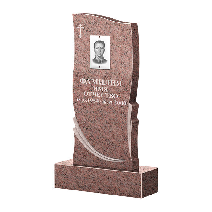 Гранитные памятники в Магнитогорске | Памятник из гранита Розалия Pink ФГЦ-044