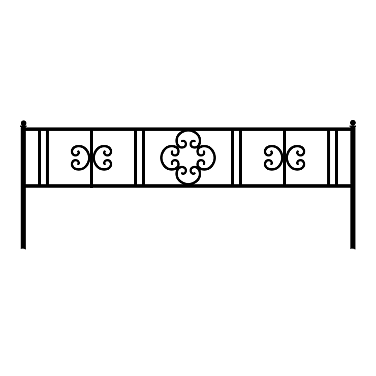 Кованая оградка ОГ.006