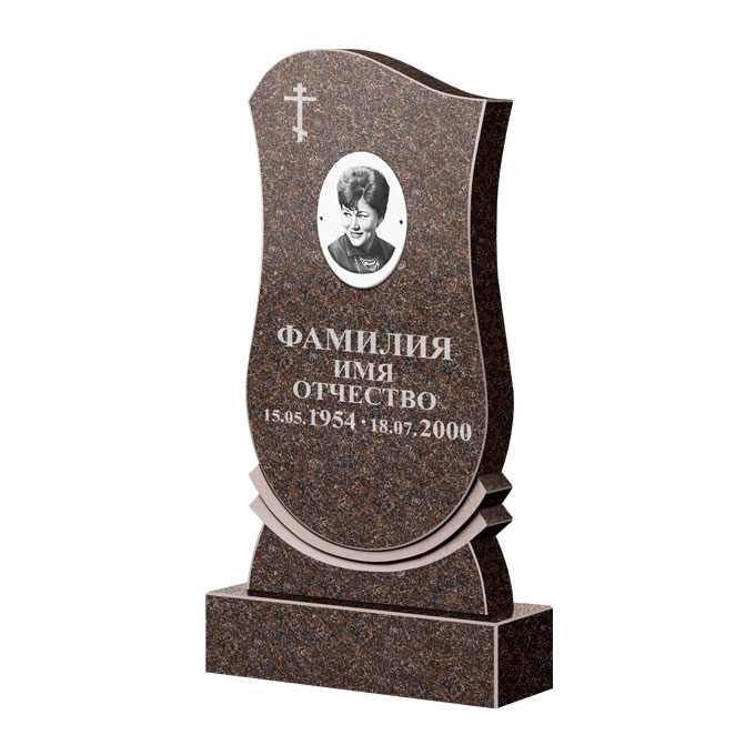Гранитные памятники в Магнитогорске | Памятник из гранита Карел Brown ФГЦ-056