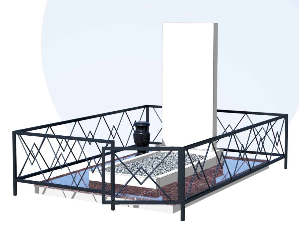 Благоустройство захоронения в Магнитогорске