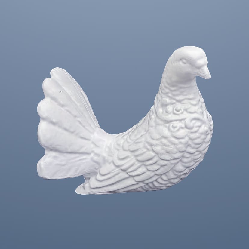 Скульптуры из искусственного мрамора в Магнитогорске | Голубь право