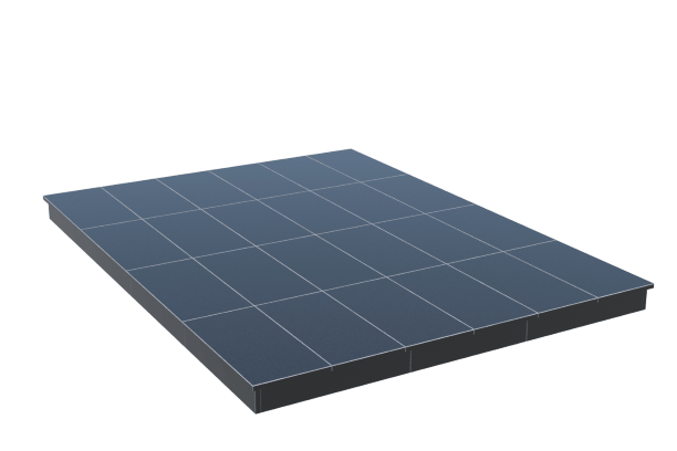 Площадки на могилу в Магнитогорске | Площадка с вертикальной (10 см) облицовкой гранитом Габбро