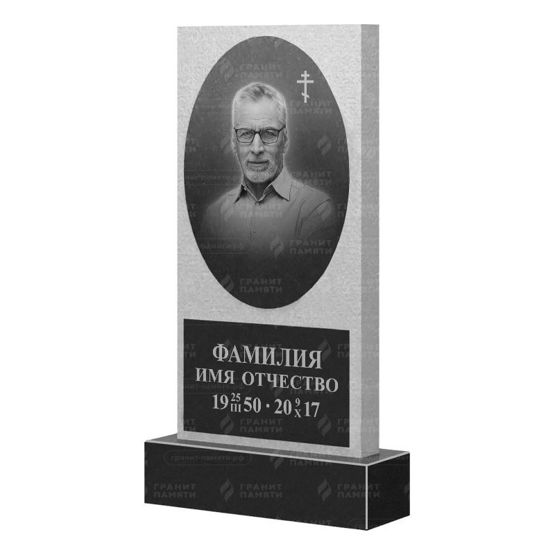 Памятники из гранита вертикальные в Магнитогорске | Гранитный памятник ФГ-166