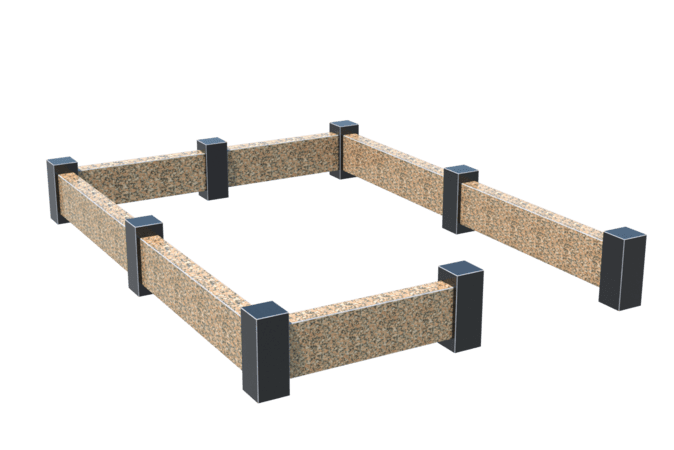 Цоколи на могилу в Магнитогорске | Цоколь на могилу №0037