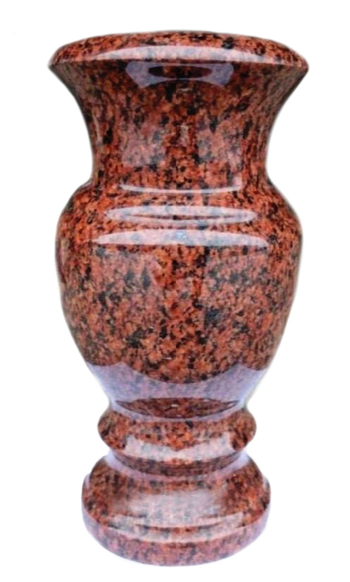 Вазы из камня в Магнитогорске | Ваза гранитная «Цветная»