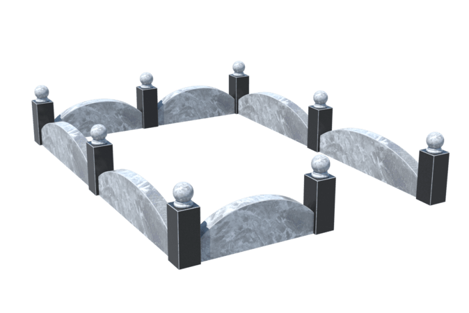 Цоколи на могилу в Магнитогорске | Цоколь на могилу №0003