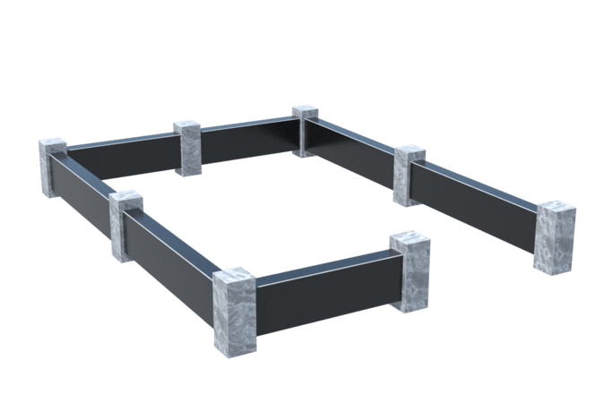 Цоколи на могилу в Магнитогорске | Цоколь на могилу №0032