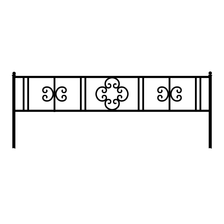 Кованые изделия в Магнитогорске | Кованая оградка ОГ.006