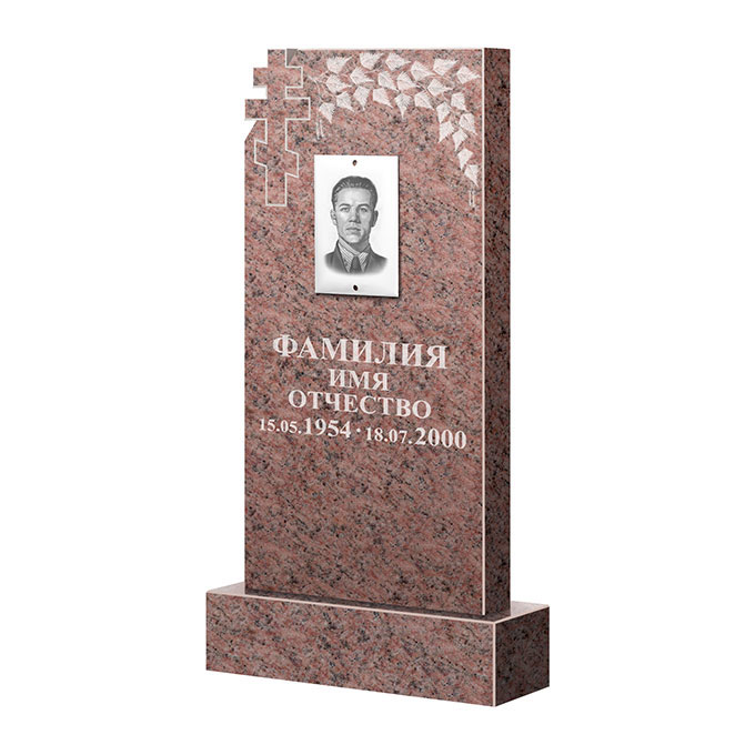 Гранитные памятники в Магнитогорске | Памятник из гранита Розалия Pink ФГЦ-202