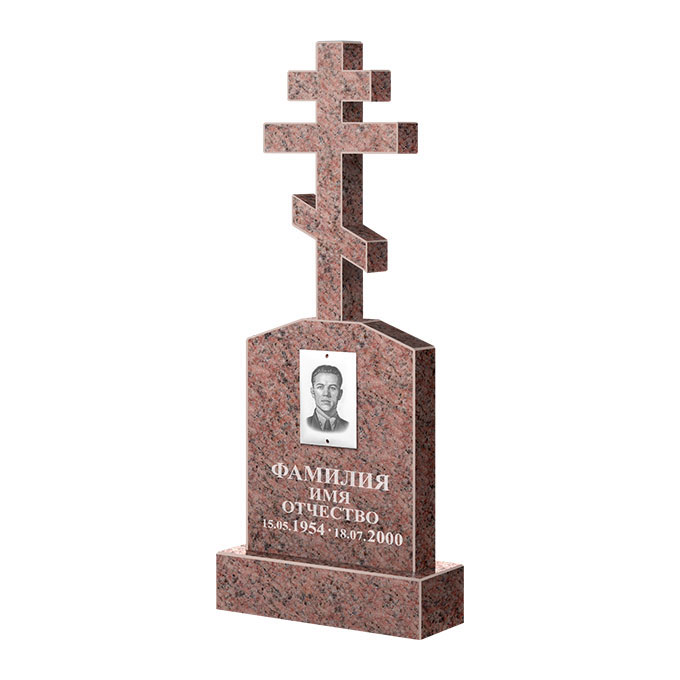 Гранитные памятники в Магнитогорске | Памятник из гранита Розалия Pink ФГЦ-099