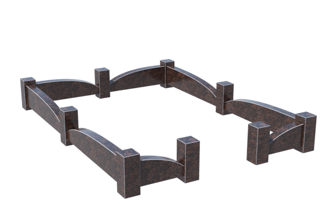 Цоколи на могилу в Магнитогорске | Цоколь на могилу №0043