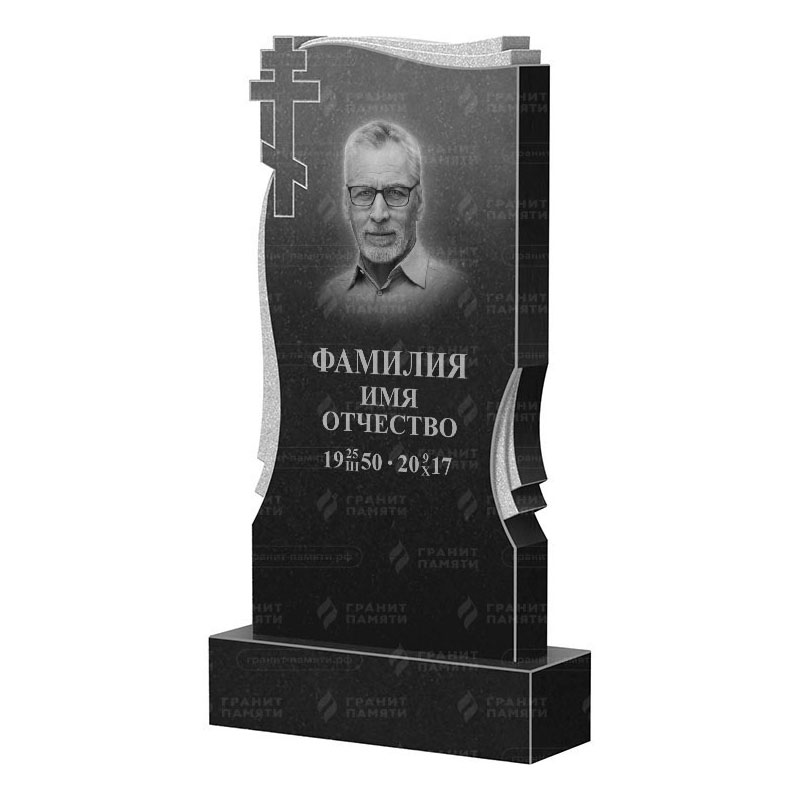 Памятники из гранита вертикальные в Магнитогорске | Гранитный памятник ФГ-185