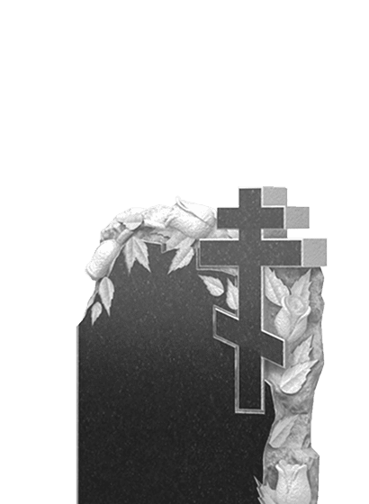 Памятники из гранита с цветами в Магнитогорске